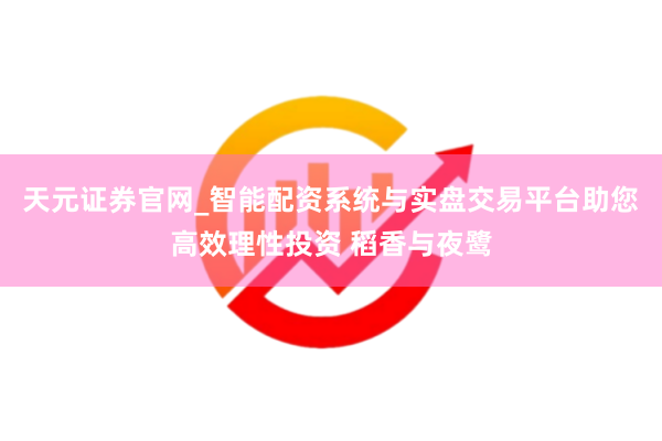 天元证券官网_智能配资系统与实盘交易平台助您高效理性投资 稻香与夜鹭